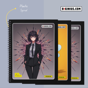 a4 spiral notebook 400 pages | plain rough register for students, college & office