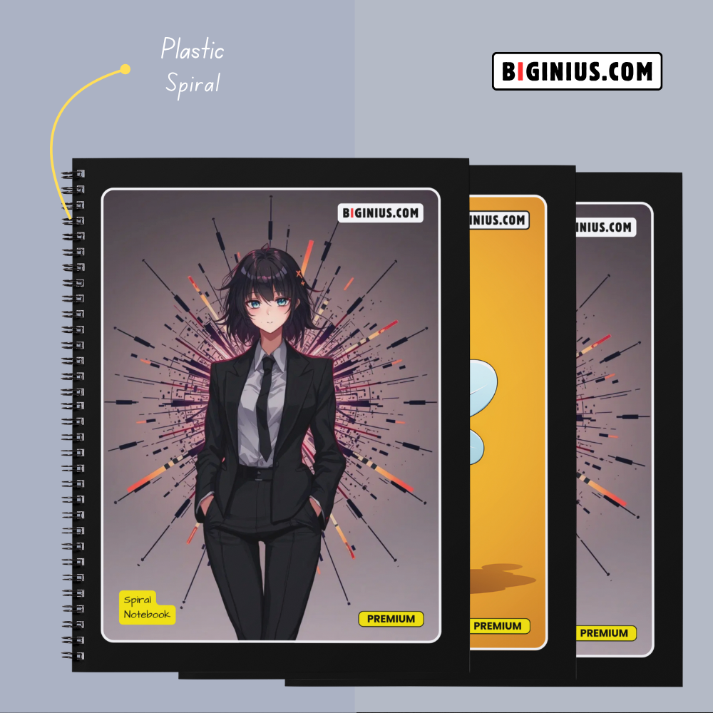 a4 spiral notebook 400 pages | plain rough register for students, college & office